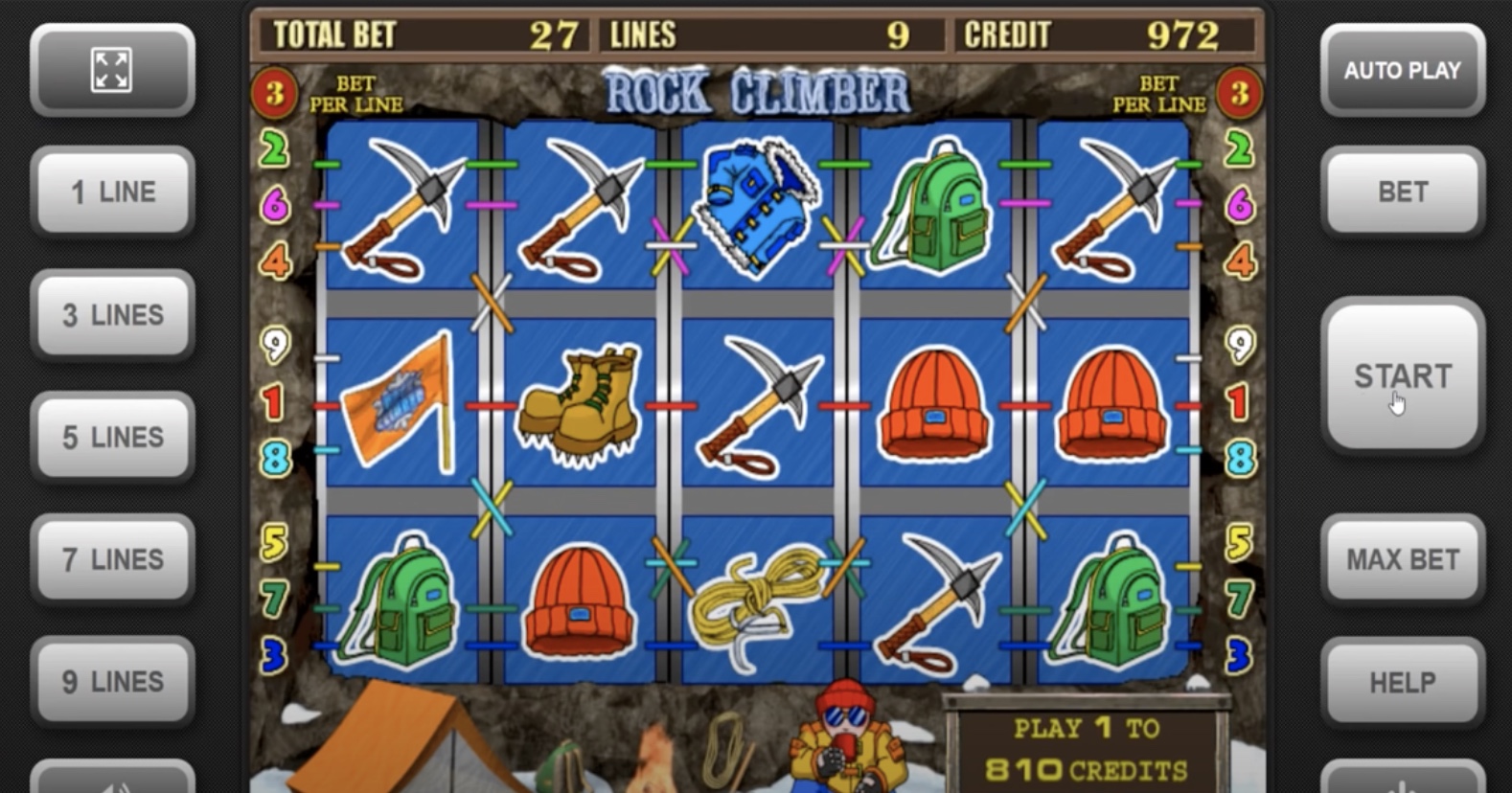 Легендарные игровые автоматы «Rock Climber» на портале Pokerdom